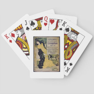 Jeu De Cartes Advertisement for the 'Madrid International Exhibi