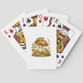 Jeu De Cartes Aesthetic Frog Mushroom Cottagecore Goblincore