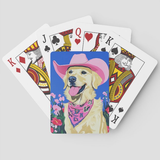 Jeu De Cartes Aesthétique branchée mignonne Chien Preppy (dos)