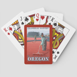 Jeu De Cartes Affiche de Vintage voyage de récolte de marais de