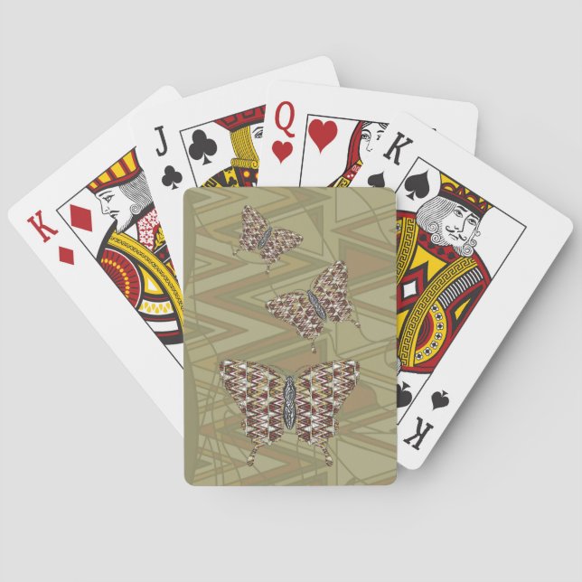 Jeu De Cartes Africain Swallowtail Classic Playing Cards (dos)