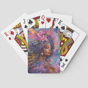 Jeu De Cartes African American Black Goddess Queen Imaginaire Ar
