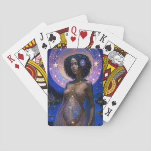 Jeu De Cartes African American Black Goddess Queen Imaginaire Ar