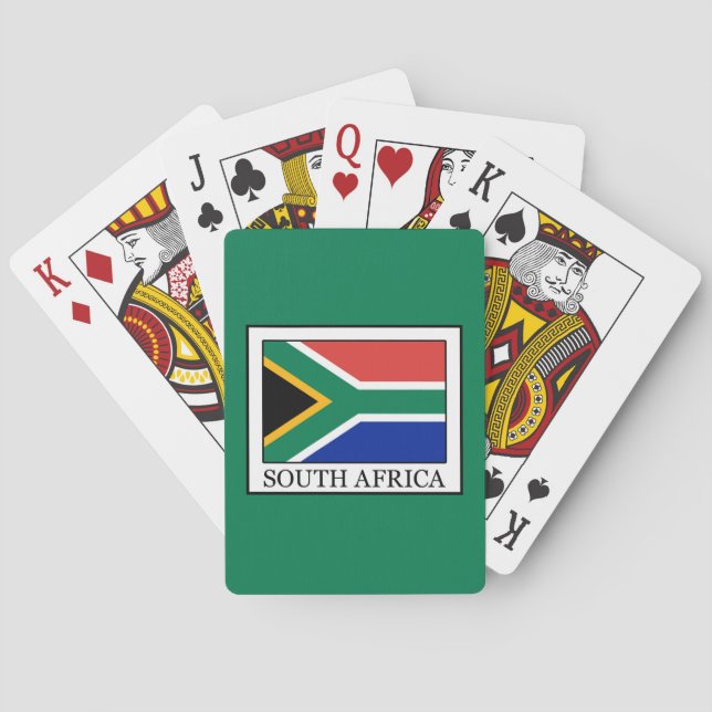 Jeu De Cartes Afrique du Sud (dos)