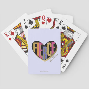 Jeu De Cartes Afro Unicorn Fierce Heart Design