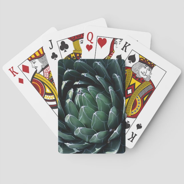 Jeu De Cartes Agave vert (dos)