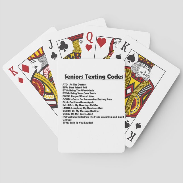 JEU DE CARTES **AGENT DE TEXTE DE HAUT NIVEAU** CARTES DE JEU (dos)