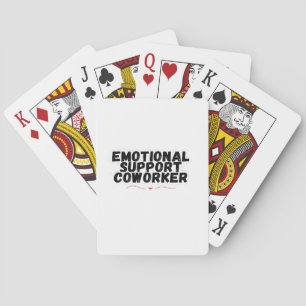 Jeu De Cartes Aide émotionnelle Coworker Chill et drôle Classiqu