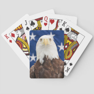 Jeu De Cartes Aigle à Bald avec les étoiles