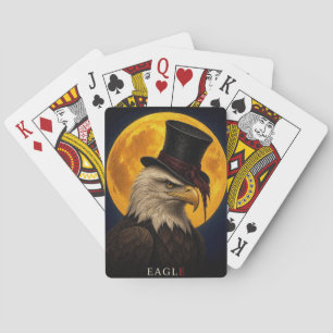 Jeu De Cartes Aigle Chapeau Haut Gothique Surréaliste