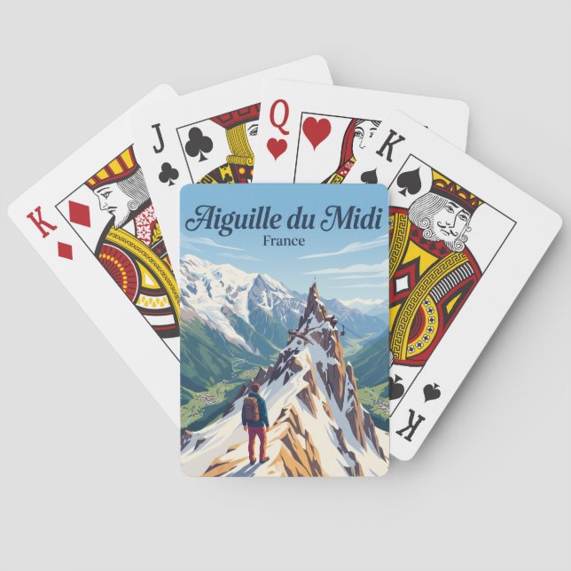 Jeu De Cartes Aiguille du Midi France (dos)