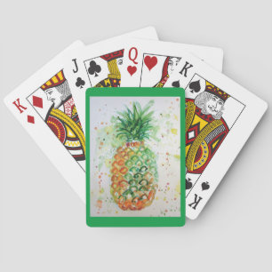 Jeu De Cartes Aiguille Fruit Nourriture Filles tropicales Orange