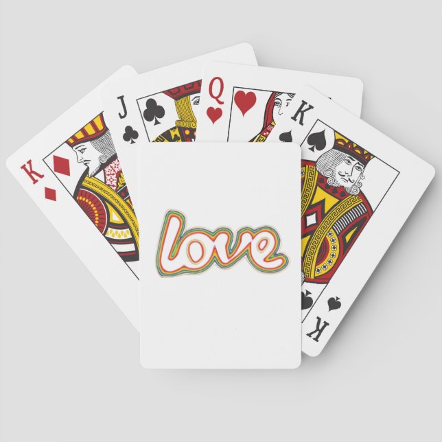 Jeu De Cartes Aimer Jouer aux cartes (dos)