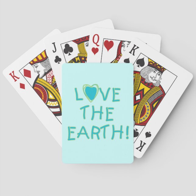 Jeu De Cartes Aimer la Terre De l'environnement (dos)