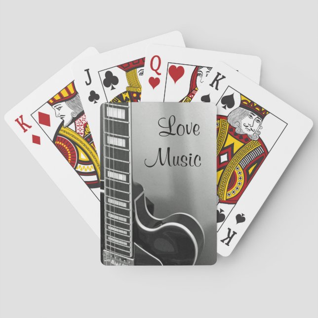 Jeu De Cartes Aimez la musique (dos)