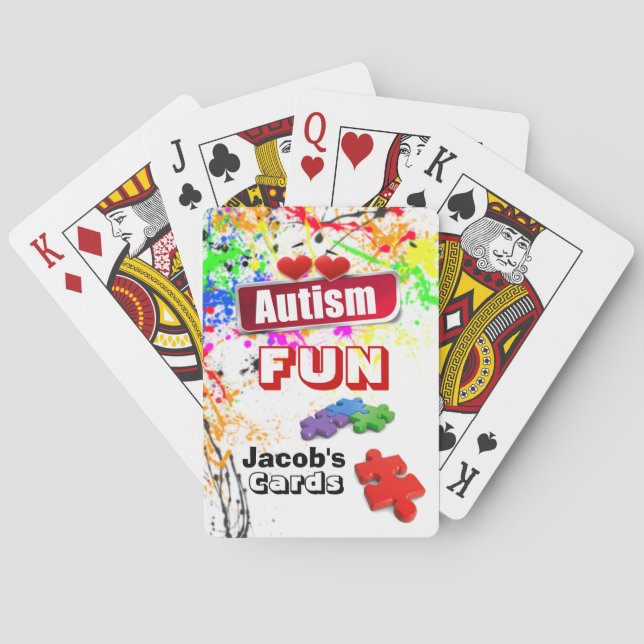 Jeu De Cartes Ajouter Votre Nom Enfants Bicycle Lecture Cartes (dos)