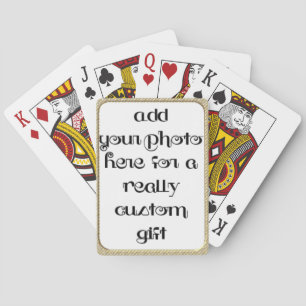 Jeu De Cartes Ajouter votre photo Custom Bicycle® Play