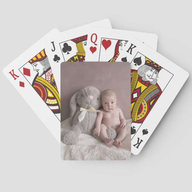 Jeu De Cartes Ajouter votre propre cadeau photo (dos)