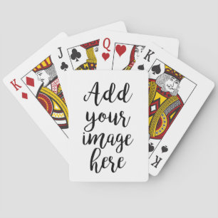 Jeu De Cartes Ajouter votre propre image personnalisable cartes