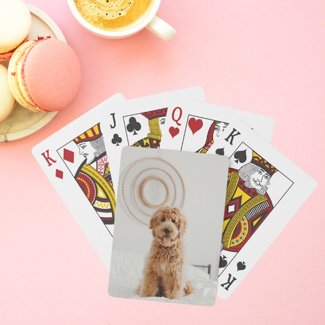 Jeu De Cartes Ajouter votre propre logo photo do-it-yourself pho (Créateur téléchargé)