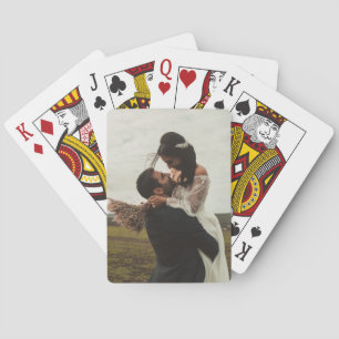 Jeu De Cartes Ajouter votre propre Modèle photo mariage personna