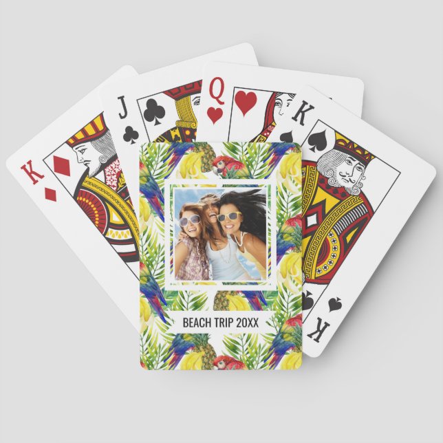 Jeu De Cartes Ajoutez vos perroquets nommés de | et fruit (dos)