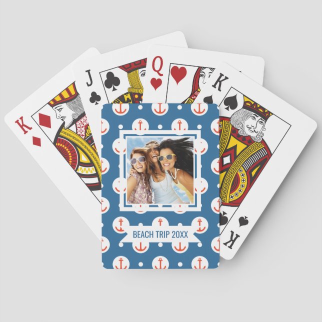 Jeu De Cartes Ajoutez vos points nommés d'Ancre de | (dos)