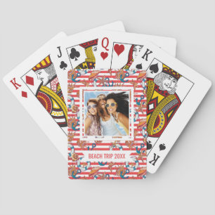 Jeu De Cartes Ajoutez votre monogramme   à la mode nommé du