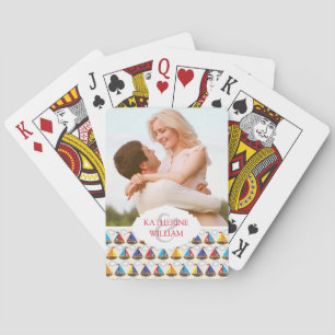 Jeu De Cartes Ajoutez votre motif   mignon nommé de voilier
