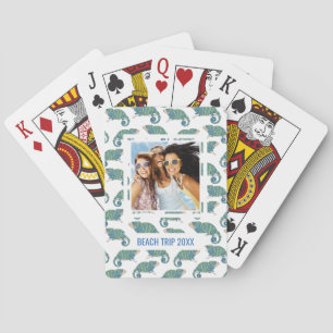 Jeu De Cartes Ajoutez votre motif nommé de caméléon de