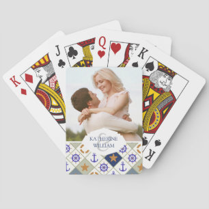 Jeu De Cartes Ajoutez votre motif nommé de thème de mer de  