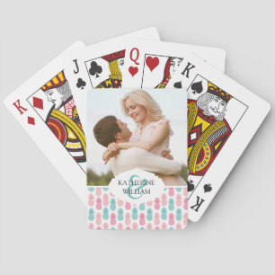 Jeu De Cartes Ajoutez votre motif vintage nommé d'ananas