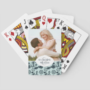 Jeu De Cartes Ajoutez votre motif vintage nommé d'animal de