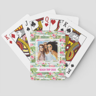 Jeu De Cartes Ajoutez votre nom   Flamants roses Et Bandes