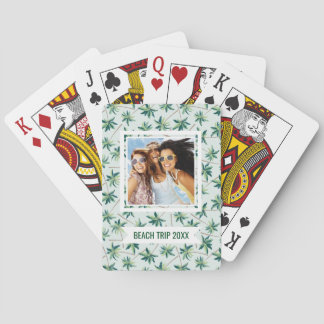 Jeu De Cartes Ajoutez votre nom | Palme de queue de boeuf tropic