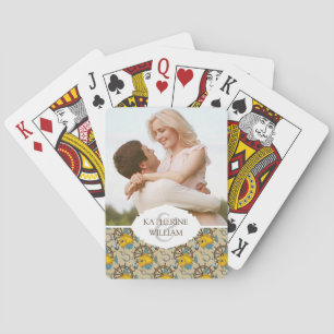 Jeu De Cartes Ajoutez votre nom Sea Captain Fish Motif