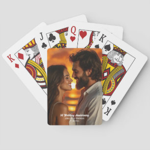Jeu De Cartes Ajoutez votre propre photo de couple pour l'annive