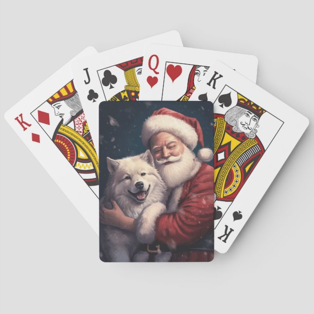 Jeu De Cartes Akita avec Noël du Père Noël (dos)