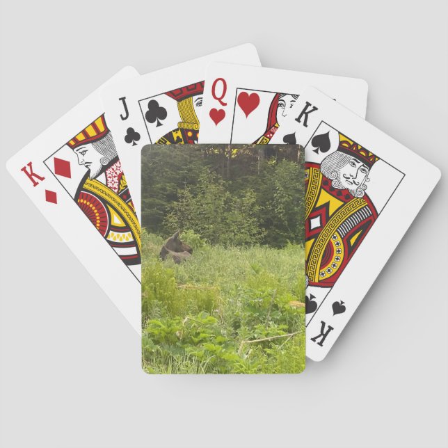 Jeu De Cartes Alaska Moose Poker Card Deck (dos)