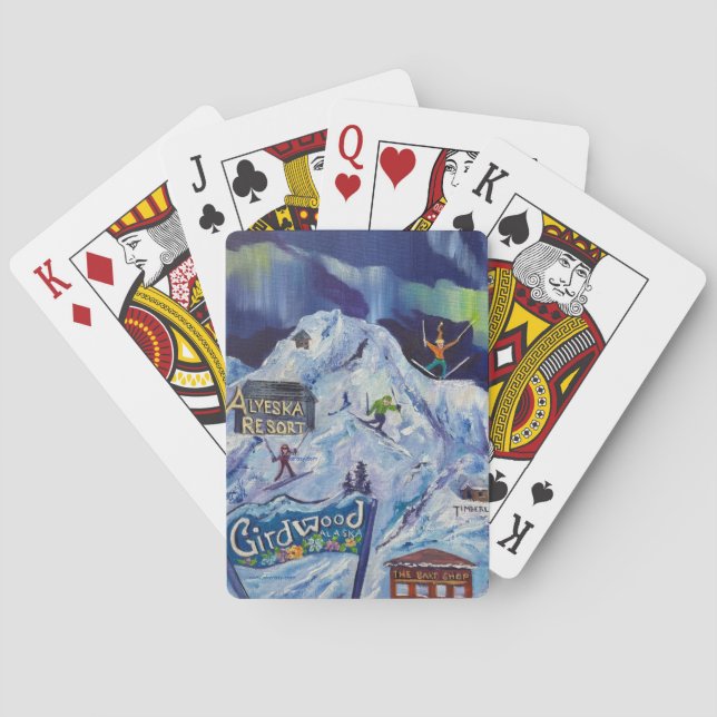 Jeu De Cartes Alaskan Alyeska/Girdwood jouer aux cartes (dos)