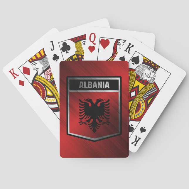 Jeu De Cartes Albanie (dos)