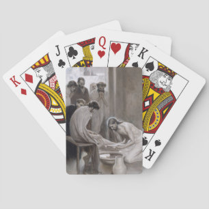 Jeu De Cartes Albert Edelfeel - Jésus Laver les pieds des discip