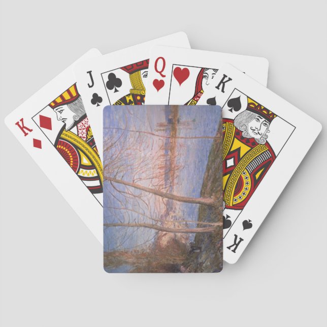 Jeu De Cartes Alfred Sisley | Matin d'hiver (dos)
