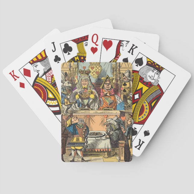 Jeu De Cartes Alice à Wonderland Cheshire Cat Characters (dos)