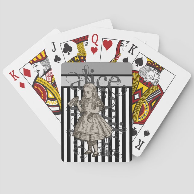 Jeu De Cartes Alice Au Pays Des Merveilles (dos)