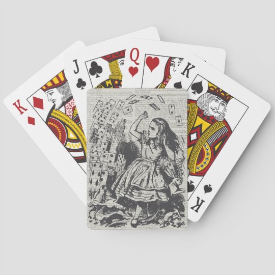 Jeu De Cartes Alice Au Pays Des Merveilles Zazzle Fr