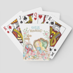 Jeu De Cartes Alice Aventures dans Woderland Anniversaire Tea Pa