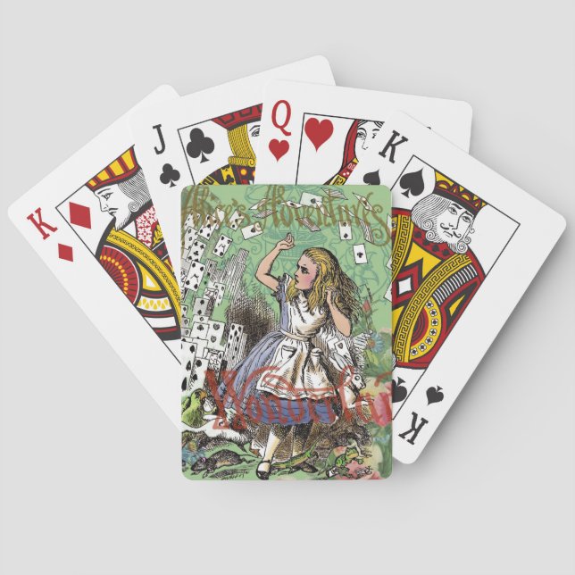 Jeu De Cartes alice cartes pays des merveilles (dos)