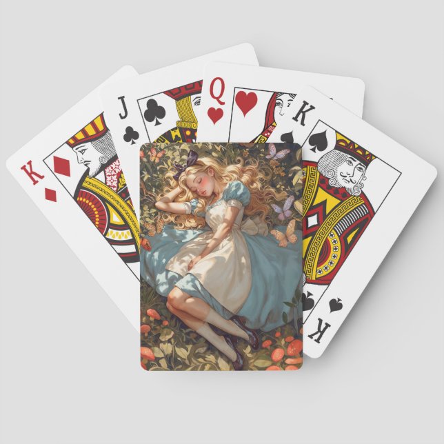 Jeu De Cartes Alice classique rêve de Wonderland (dos)