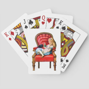 Jeu De Cartes Alice et Dinah de Through The Looking Glass